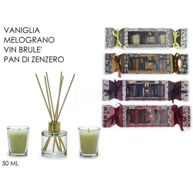 Set fragranza amb. 50ml con 2 cand. 4 ass. - Principale