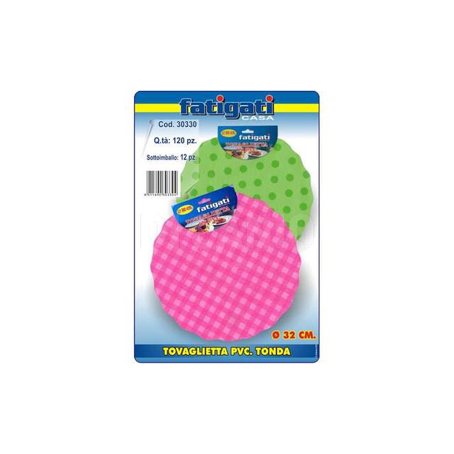 Tovaglietta pvc tonda d.32cm - Principale