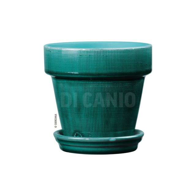 Vaso amazzonia turchese cm.14 deroma - Principale