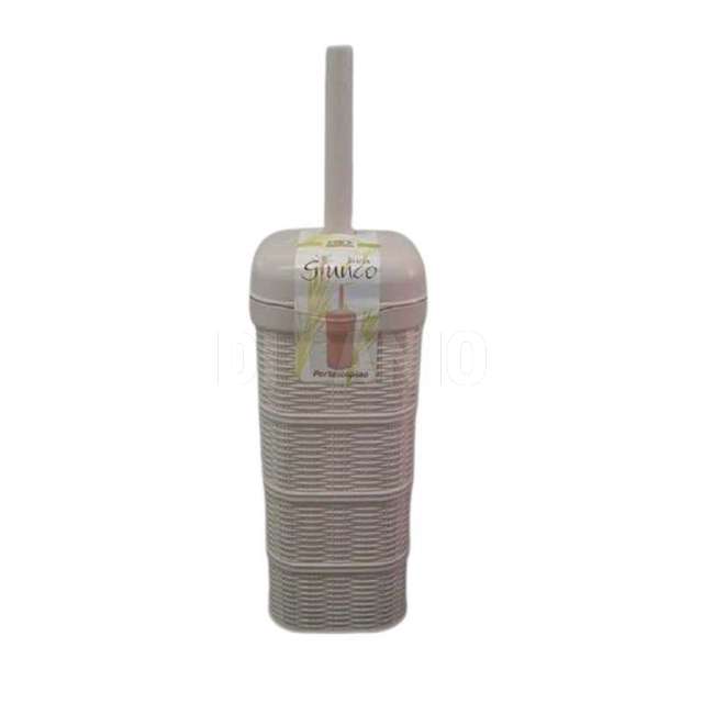 Portascopino giunco beige bronzo - Principale