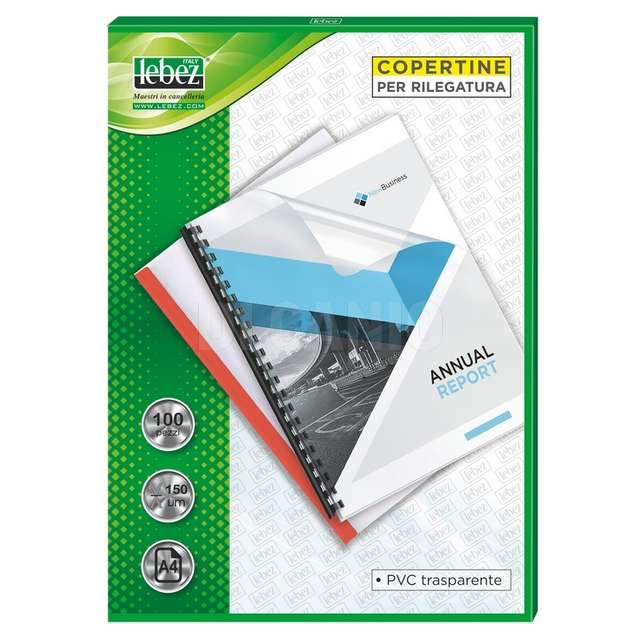 Conf. 100pz copertini pvc 150 mic. - Principale