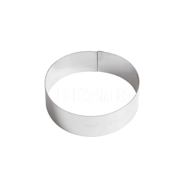 Anello per torte cm.14 h.4.5 inox paderno - Principale