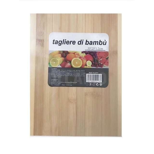 Tagliere in bambu cm,33x23x1,2 - Principale
