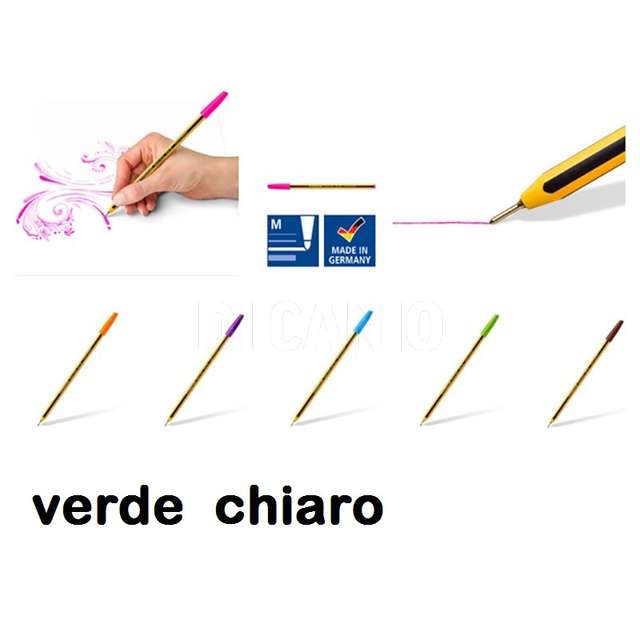 Penna a sfera noris stick m verde staedtler - Principale