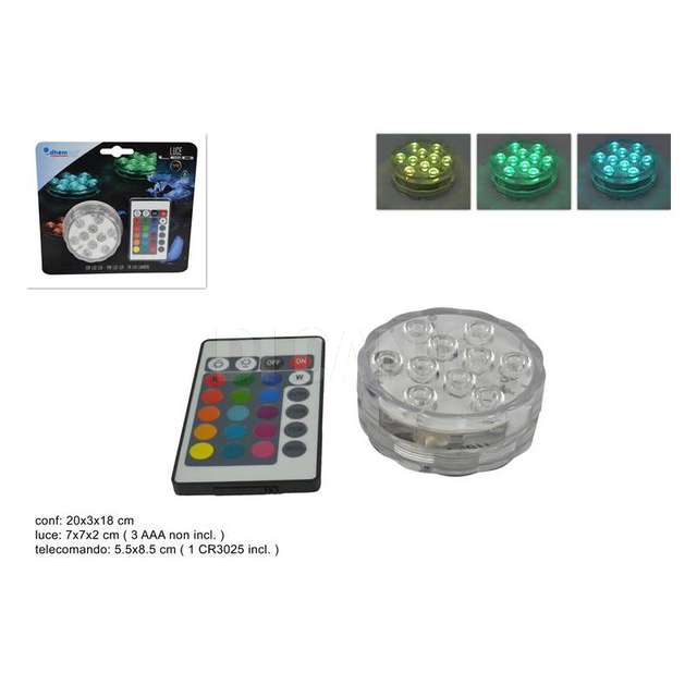 Luce led a batteria con telecomando 24 effetti - Principale