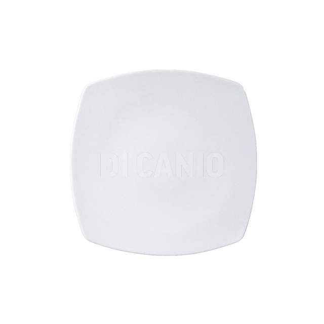 Piatto frutta quadro 24x24 bianco tokio - Principale