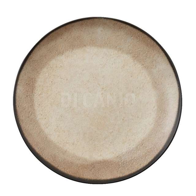 Piatto piano cm.27 shade matt. earh stoneware - Principale