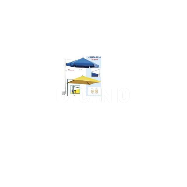 Ombrellone california laterale inox c_base 125_6 maff - Principale