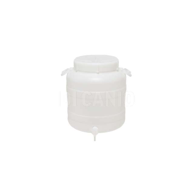 Fusto bocca larga lt.30 / neutrobinetto ecoplast - Principale