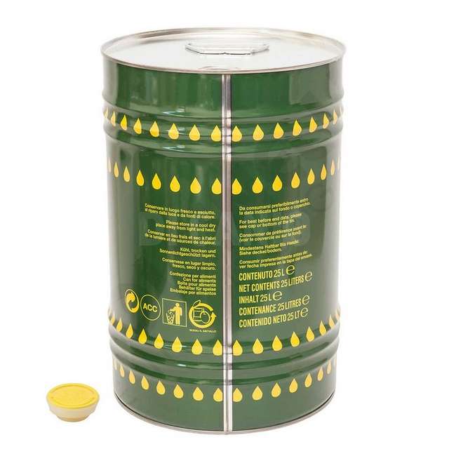 Latte metalliche da lt..25 tonde - Principale