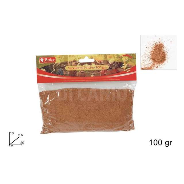 Sacchetto polvere col marrone 100 gr. - Principale