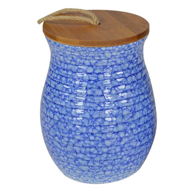 Barattolo blu sfumato grande vd-1006 d c m. 16 h 21 - Principale