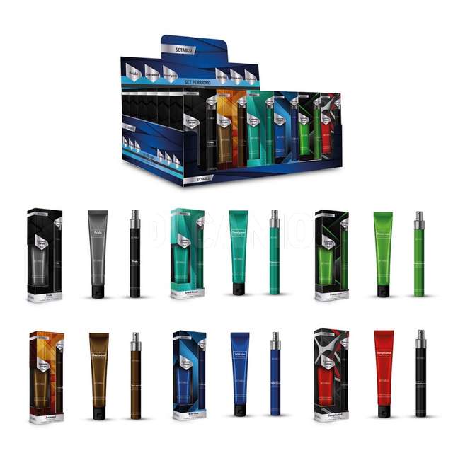 Profumo + gel doccia uomo 6 fragranze - Principale