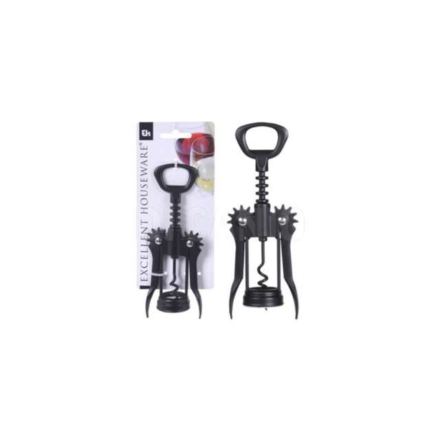 Cavatappi in lega di zinco nero 90x40x230 - Principale