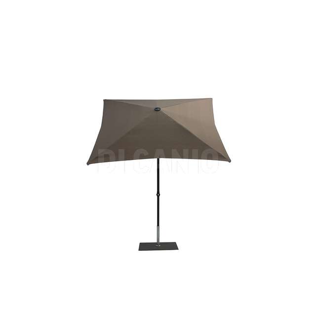 Ombrellone trend polyma 38/35 alluminiografite cm.204x240/4 taupe protezione uv - Principale