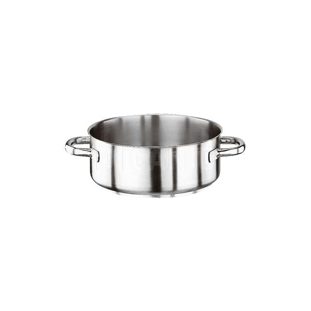 Casseruola bassa 2 maniglie cm.28 serie1000 inox lt.5.8 paderno - Principale