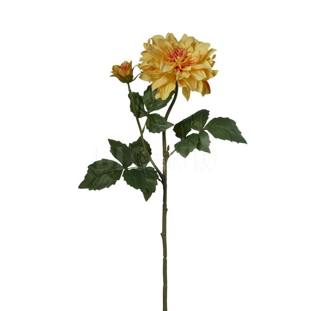 Ramo dalia x 2 cm.60 yellow - Principale