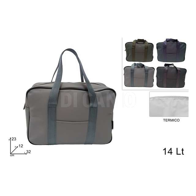 Borsa frigo 14lt in tessuto tecnico con taschino 4 colori - Principale