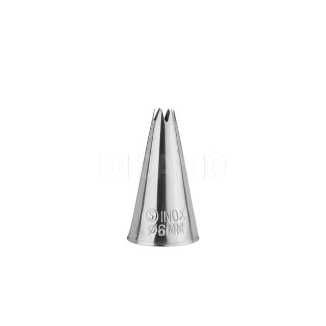 6 bocchette stella acciaio inossidabile 6mm schneider - Principale