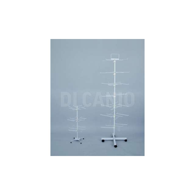 Espositore 28 ganci metallo cm.54x170h _e.natale_di - Principale