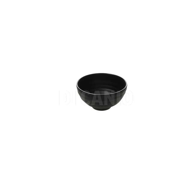 Bowl con piede cm.14 h.7 show plate nero tognana - Principale