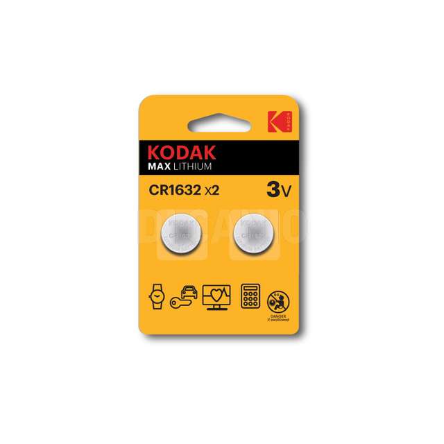 Pila max lithium cr 1632 2 pz 3v kodak - Principale