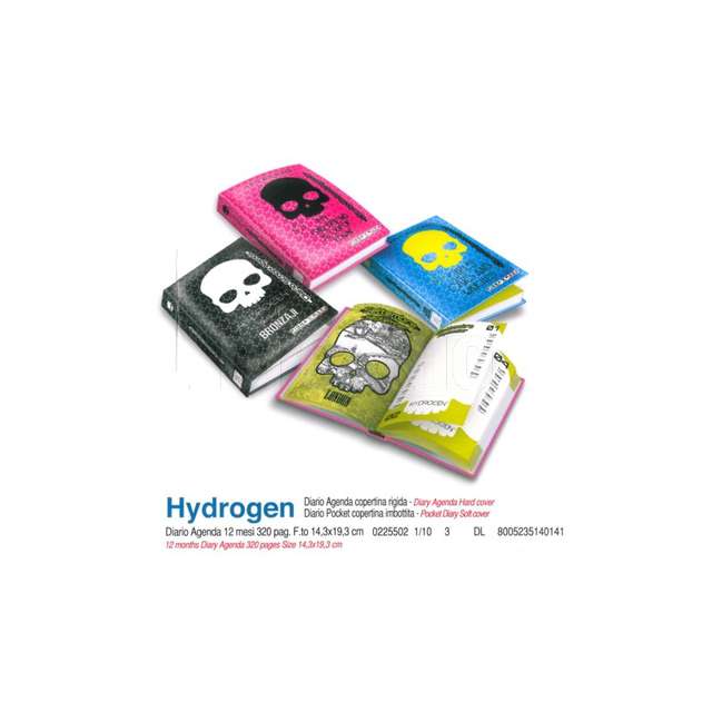 Diario pocket 12 mesi hydrogen pigna - Principale