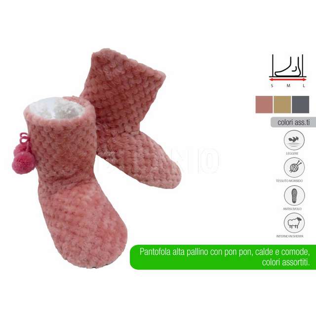 Pantofola alta palli irge cia4236a - Principale