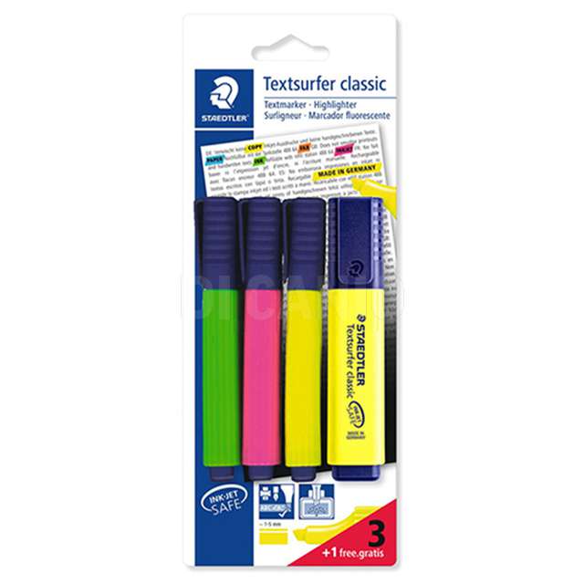 Evidenziatore texts promo blister 4 pz - Principale