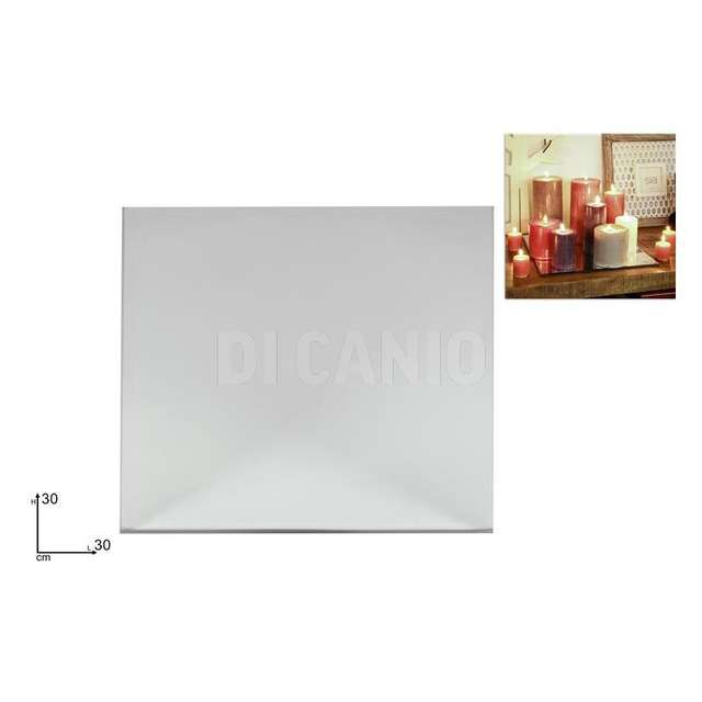 Specchio per decorazione quadrato 30cm due esse - Principale