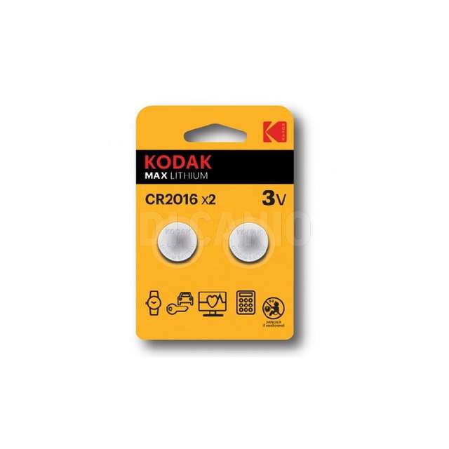 Pile max lithium 3v cr2016 2pz kodak - Principale