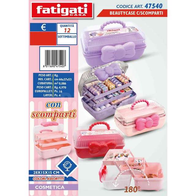 Beautycase c/scomparticm28x15x15 - Principale