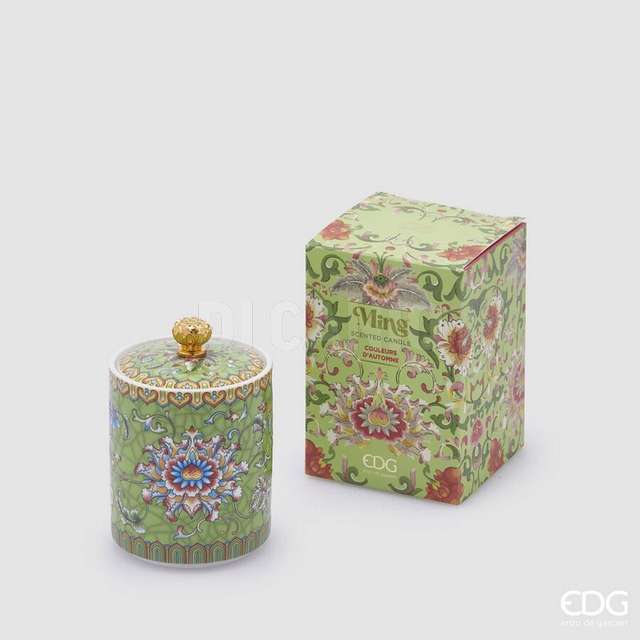 Candela ming con profumo h.10 d.7 couleurs automne edg - Principale