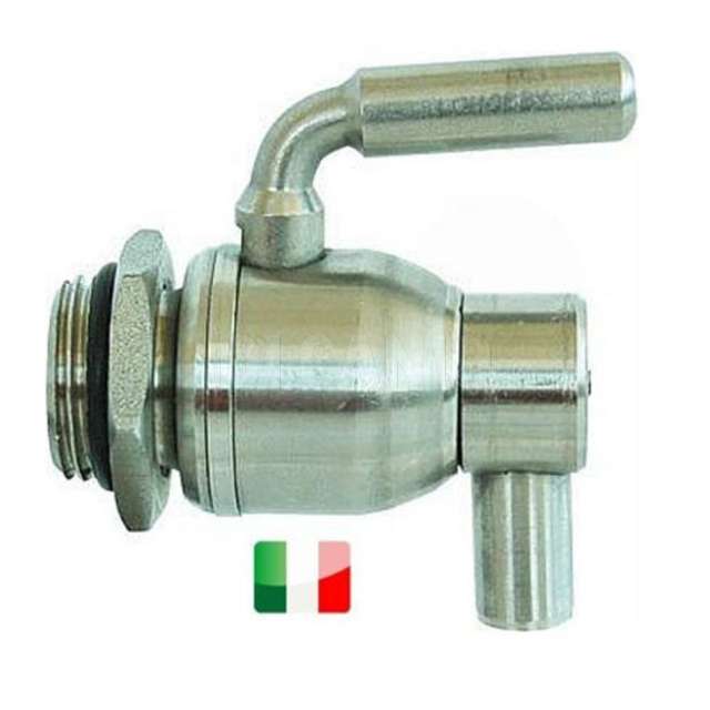 Rubinetto in acciaio inox salvagoccia 1/2 pollice modello italia - Principale