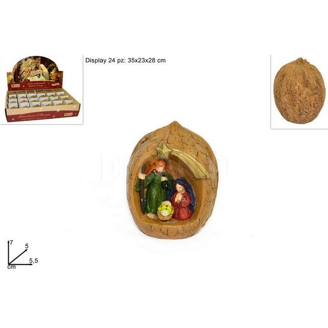 Nativita noce 7 cm. - Principale