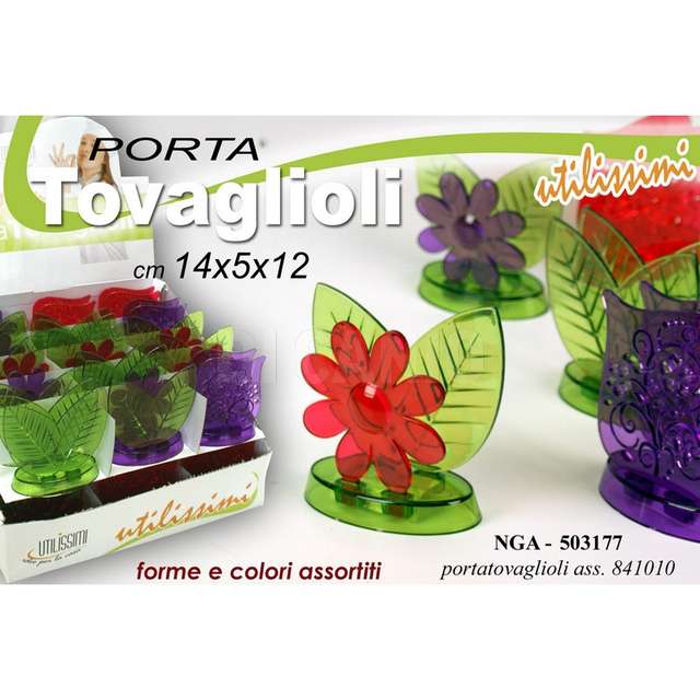 Portatovaglioli cm.12x8 assortito - Principale