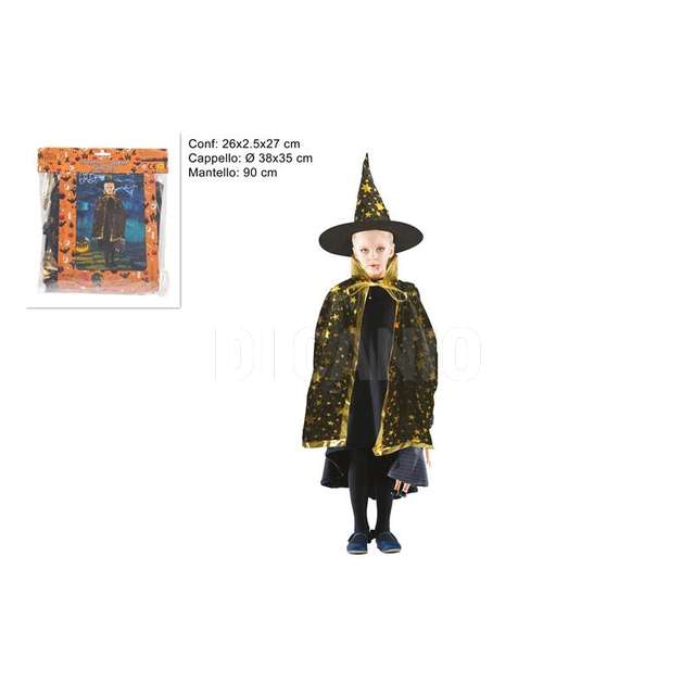 Mantello e cappello haloween bimbo - Principale