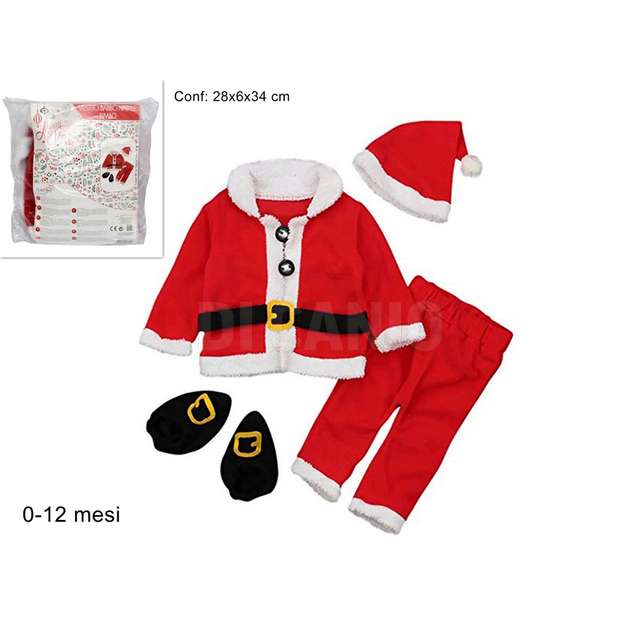 Vestito babbo natale bimbo 0/12 mesi - Principale