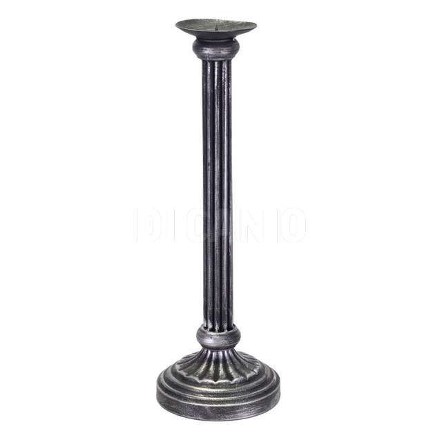 Portacandele candelabro metallo nero 1p cm.15h46,5 - Principale