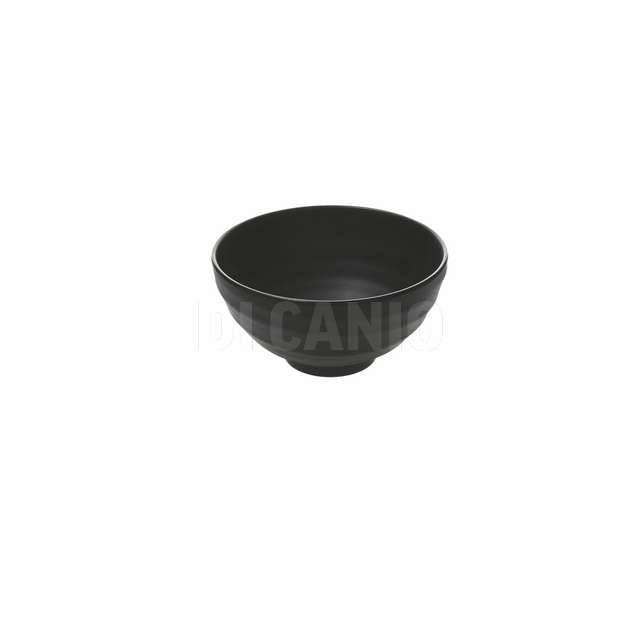 Bowl con piede cm.22x11h show plate nero tognana - Principale