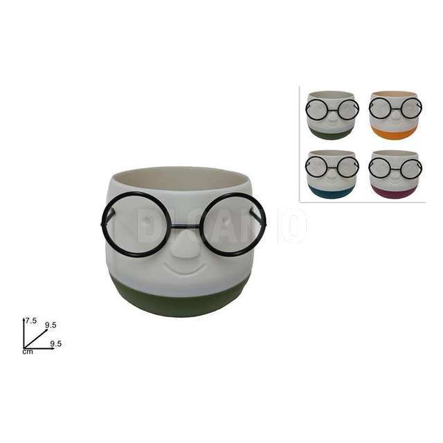 Vaso con occhiali assortito - Principale