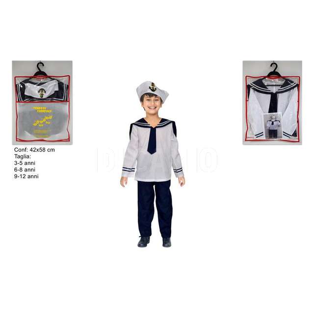 Vestito marinaio bimbo 3-5-6-8-9 - Principale