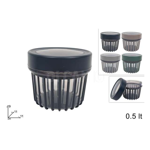 Contenitori plastica con tappo 500 mml 4 colori - Principale