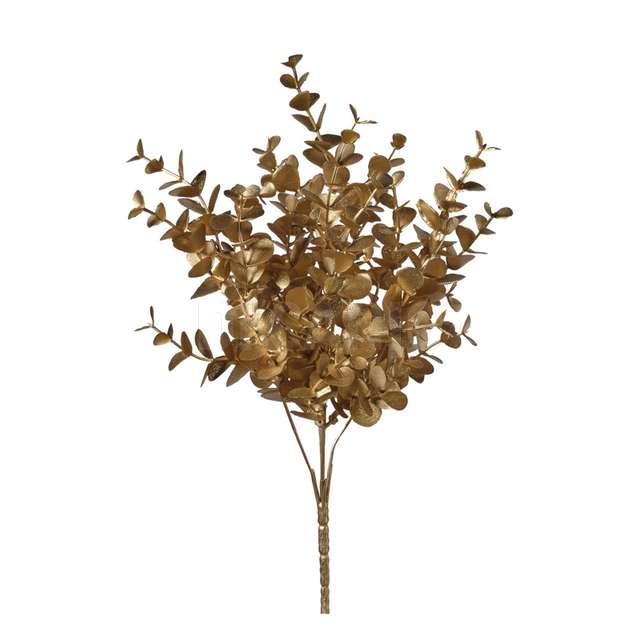 Mazzo eucalipto cm 37 gold - Principale