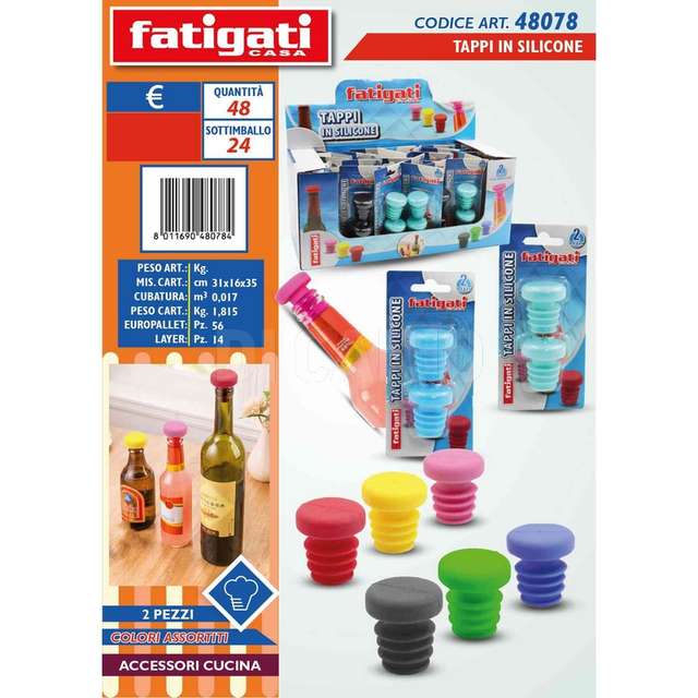 Tappi in silicone 2 pz - Principale