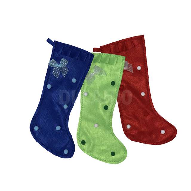 Calza befana 55 panno pois assortita - Principale