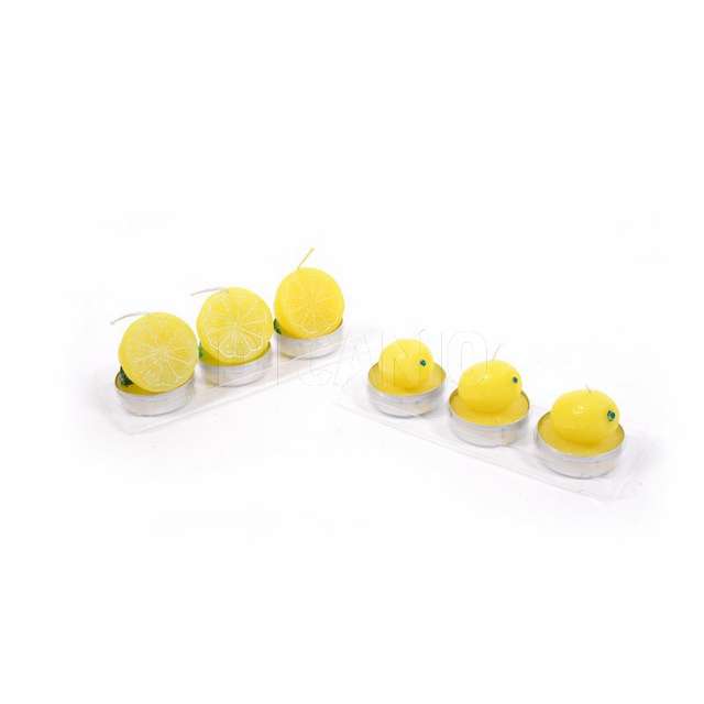 Set 3 tealight profumate lemon ass. mercruy - Principale