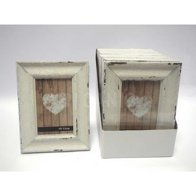 Cornice mdf t.legno 22x17x1,8cm. (int.10x15cm) panna 2ass.ti creare - Principale