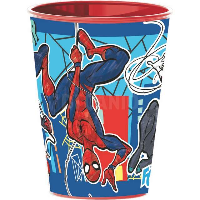 Bicchiere spiderman plastica - Principale
