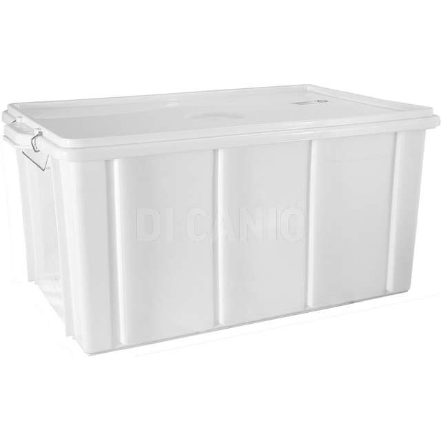 Cassetta box con coperchio cm 75x44.5x40bianco - Principale